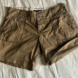Brown cargo shorts